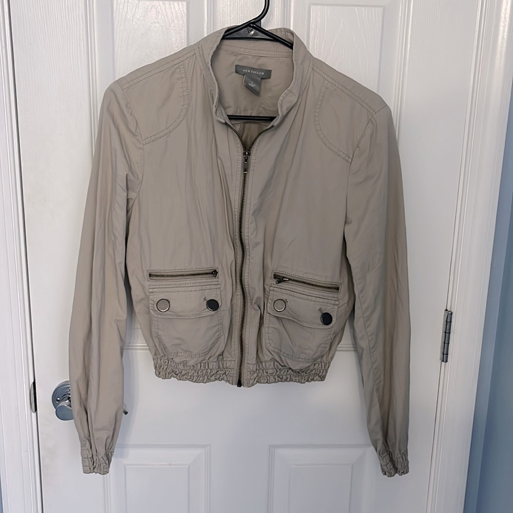 Ann Taylor khaki jacket